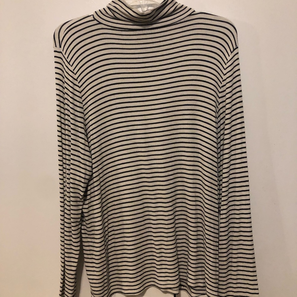 Turtleneck Long-sleeve Shirt